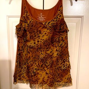New York & Company Animal Print Top